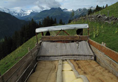 Fahrzeug auf der Alp
